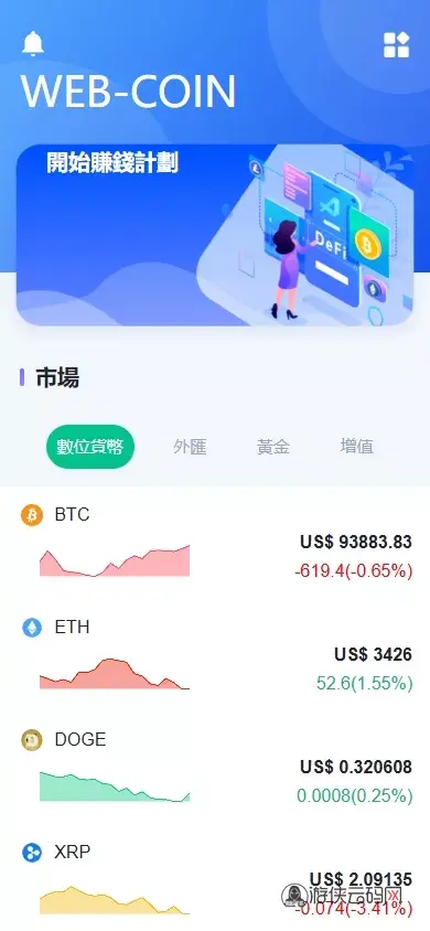 【海外DAPP交易所】虚拟币+外汇黄金交易+借贷+质押