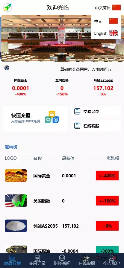 【证券微交易系统】期货微盘源码+时间盘投资理财